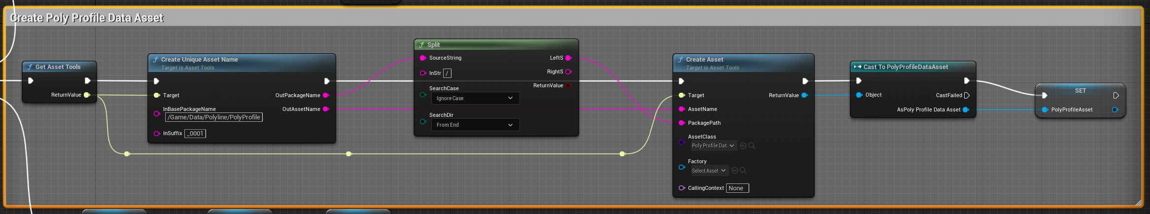 Creating A Data Asset Instance With Asset Tools